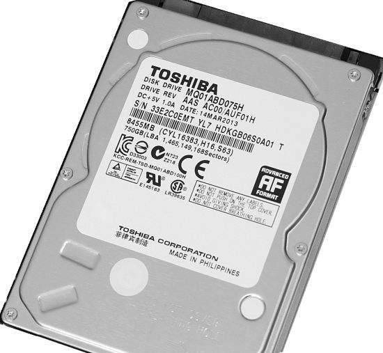 Hdd toshiba mq01abd075 не работает скрипит